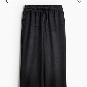 H&M Denim Pull On Wide Leg Pants
